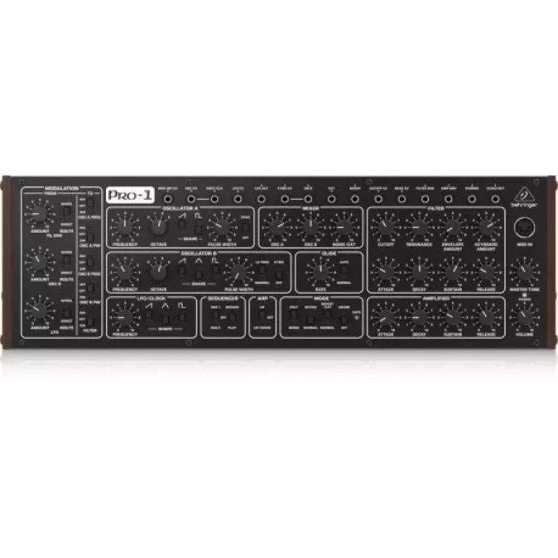 Analoogsüntesaator Behringer PRO-1 monofooniline 37-klahviga klaviatuur