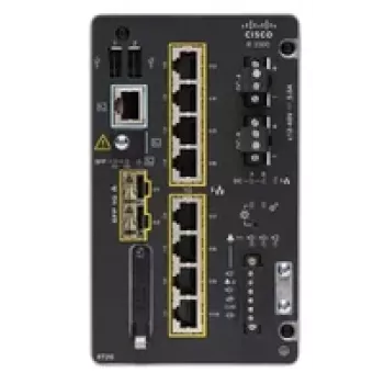 Cisco Lüliti Catalyst IE3300 8 GE Vask+2 GE SFP Mooduliga