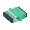 Extralink SC/APC Duplex Adapter, Single-mode, roheline