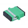 Extralink SC/APC Duplex Adapter, Single-mode, roheline