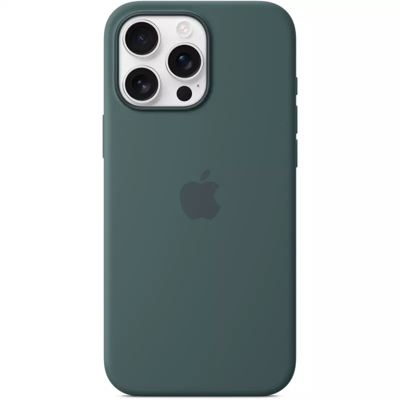 Silicone case with MagSafe for iPhone 16 Pro Max - Lake Green