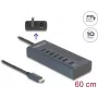 DeLOCK USB-jaotur 3.2 Gen 1 USB-C 10000 Mbit/s sinine 64288