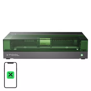 2-in-1 lasergraveerija xTool S1 40W - kõik-ühes komplekt (must)