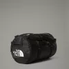 Duffel bag The North Face Base Camp S — 50 L, nailon/polüester, must/valge