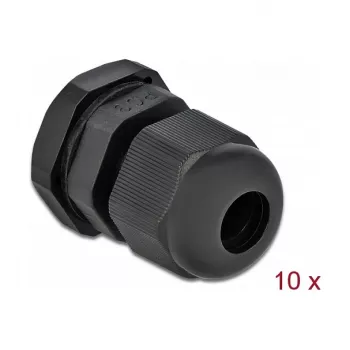Kaablitihend DeLOCK 60194 Must Plastik 10 tk