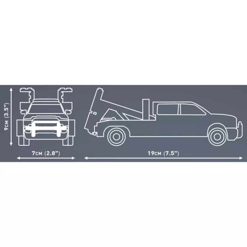Cobi Wrecker Tow Truck RAM 3500 ehitusmänguasi COBI-24611, klotsikomplekt