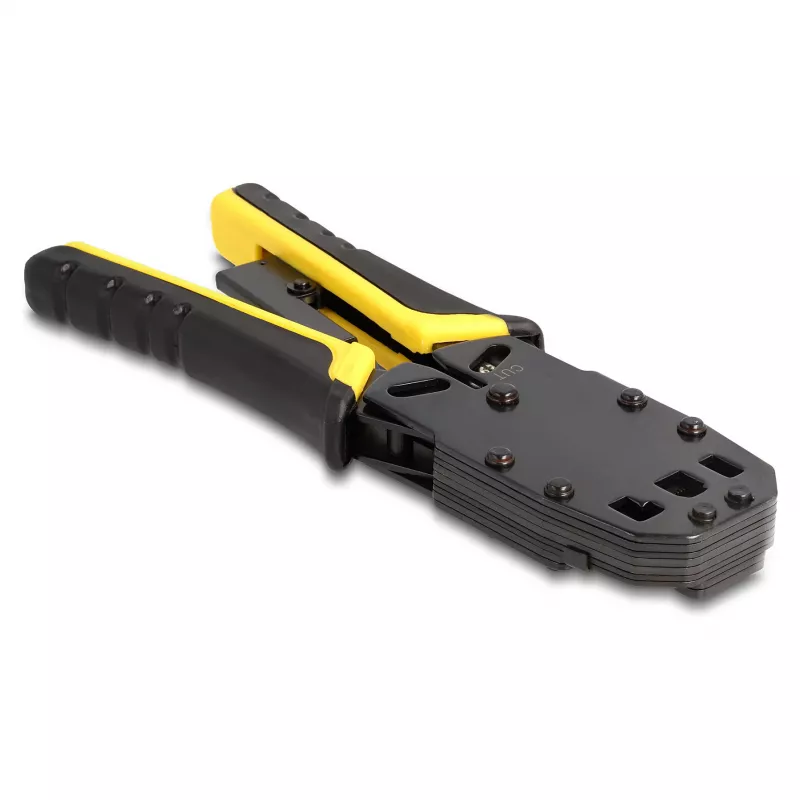 DeLOCK Universal Crimping Tool with wire stripper for 10P 8P 6P 4P modular plugs