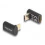 DeLOCK Adapter USB 40 Gbps USB USB-C PD 3.0 100 W isane emasele nurga all 8K 60 Hz