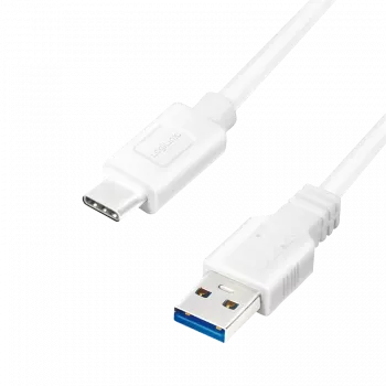 USB-kaabel LogiLink CU0174 USB 3.2 Gen 1 1m USB A USB C valge