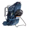 Beebikandja seljakott DEUTER Kid Comfort Active — sinine, polüamiid, kuni 22 kg, päikesevari, jalatus, VariQuick, Lite Air