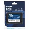 2,5-tolline SATA III SSD PATRIOT P220 1 TB — 550/500 MB/s, 50k IOPS, 7 mm