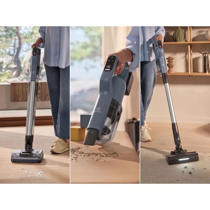 Electrolux EW82U2DB 3-in-1 pulkpuhasti aku kuiv- ja märgpuhastus tsükloniline kotita 85 W sinine 4,3 Ah