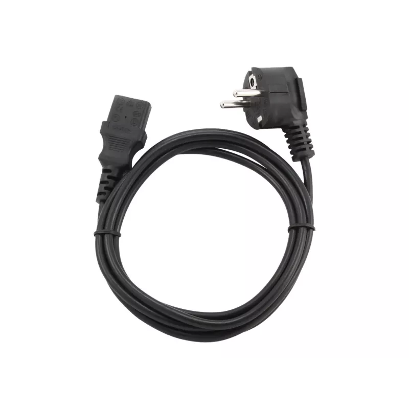 Gembird PC-186 toitekaabel must 1,8 m CEE7/4 C14 pistikuga