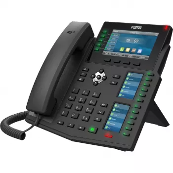 IP-telefon Fanvil X6U V2 must 20 liini LCD Wi-Fi