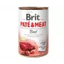 Märg koeratoit Brit Paté & Meat veiselihaga 400 g — täiskasvanud koeratoit, 400 g purk, 75% niiskus, 11% valku, gluteeni- ja laktoosivaba