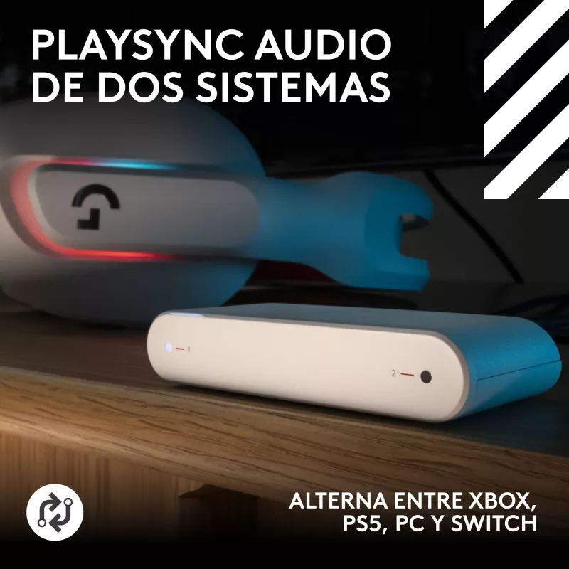 Logitech G Astro A20 X juhtmevabad ja juhtmega kõrvaklapid valge
