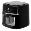 Adler AD 6318 kuumaõhufritüür, 8 l, 2500 W, LCD-ekraan, 9 programmi, must
