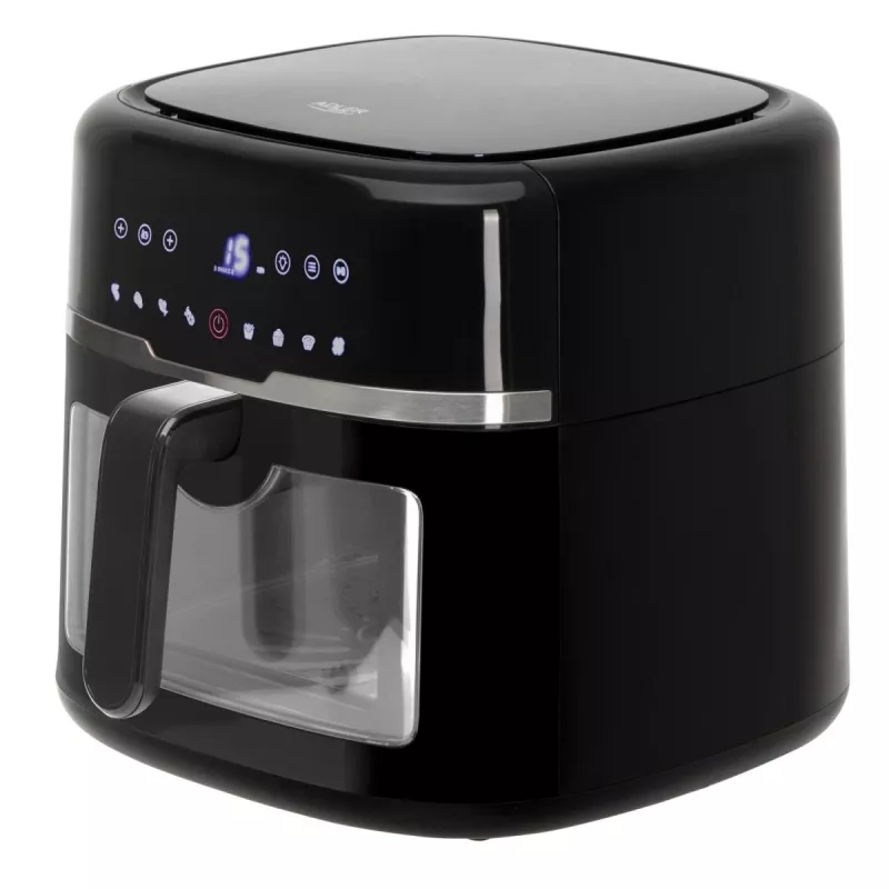 Adler AD 6318 kuumaõhufritüür, 8 l, 2500 W, LCD-ekraan, 9 programmi, must