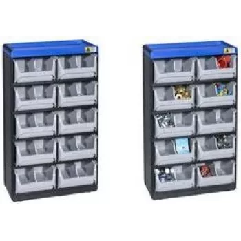 Väikeosade hoiustamissüsteem allit VarioPlus Pro 53/20 B x H T 300 525, modulaarne hoiukastide süsteem