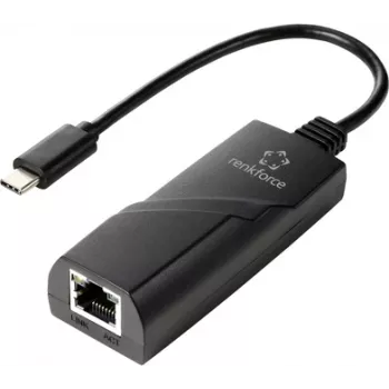 Renkforce RF-TCA-330 võrguadapter 1000 MBit/s USB-C® (USB 3.2 Gen 1), LAN (10/100/1000 MBit/s) (RF-6032274)