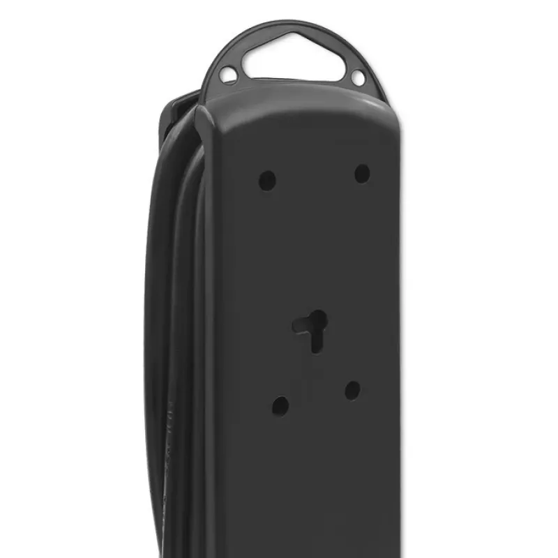Liigpingekaitse Qoltec 50113 Must 8 vahelduvvoolu pistikupesa 230 V 1.8 m