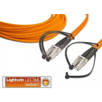 Lightwin LDP-50 LC-LC 2.0 OM2 fiiberoptiline kaabel 2 m 2x LC oranž (LDP-50 LC-LC 2.0 OM2)