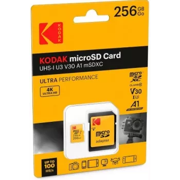 Flash Memory Kodak 256 GB UHS-I U3 Ultra EKMSDM256GXC10HPRK