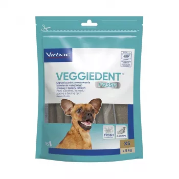 VIRBAC Veggiedent Fresh hambaravi närimiskomm koertele XS