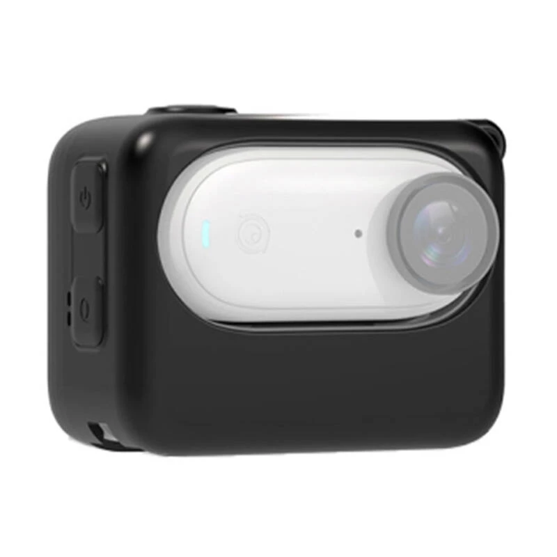 Insta360 GO 3 jaoks mõeldud silikoonist laadimisümbrise kate, tootjalt Puluz (must) - kaitsev laadimisümbris