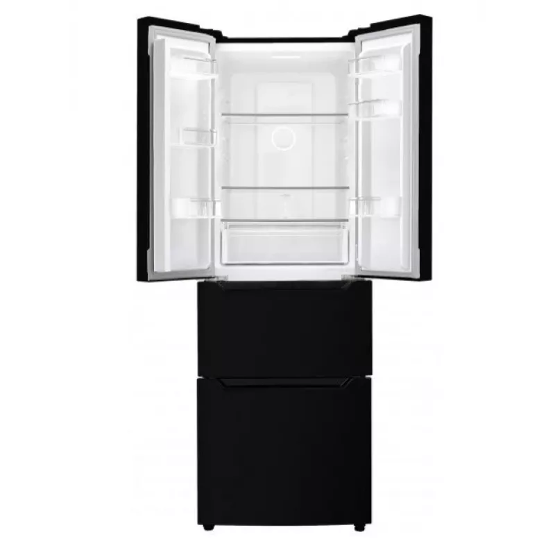 Prantsuse ustega külmik-sügavkülmik Sam Cook PSC-WG-1020AA/B 351 l, energiaklass E, must