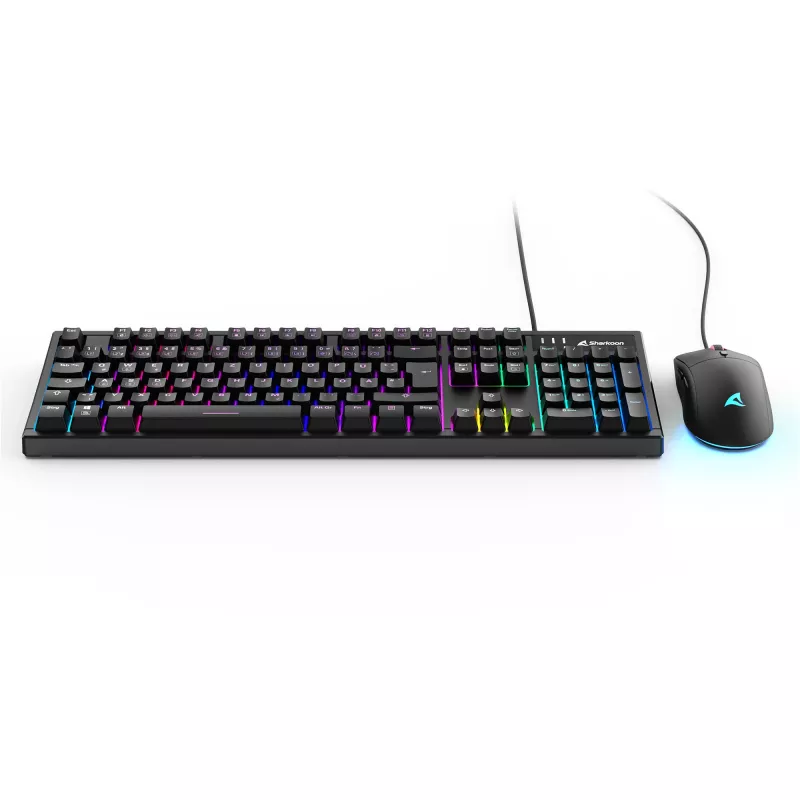Mänguklaviatuuri ja hiire komplekt Sharkoon SKILLER SGB15 Combo DE saksa paigutusega