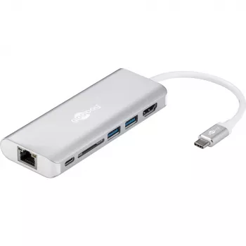 Wentronic goobay - Dokkimisjaam - (USB-C) - 10 Mb LAN (76788)