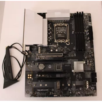 MSI PRO Z890-S WIFISO emaplaat — renoveeritud, kasutatud, ilma tarvikuteta, kaasas ainult I/O tagapaneel