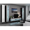 TV alus cama meble VIGO NEW 30/180/40, 1800×400×300 mm, must pealispind, puitlaastplaadist karkass