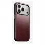 Mobiiltelefoni ümbris Nomad Modern Leather ümbris iPhone 17 Pro'le, nahk + TPU + PC, sobib 16 cm (6.3 tolli) ekraanile, Bordeaux