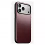Nahast ümbris Nomad Modern iPhone 17 Pro Max (6,9 tolli) — Burgundia, nahk+TPU+PC