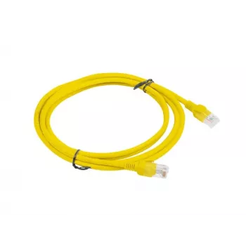 PATCHCORD Cat.5E UTP 2M Kollane FLUKE PASSED LANBERG 10-PACK