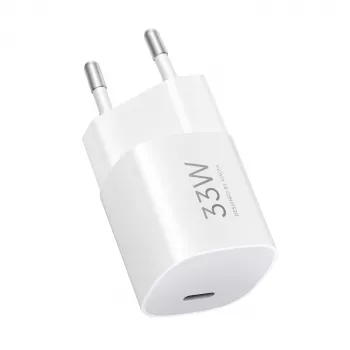 Toiteadapter Xiaomi 33W Nano USB-C ELi seinakruvi — 33W USB-C väljund telefonidele ja tahvelarvutitele