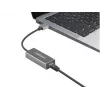 USB jaotur NATEC Cricket USB 3.2 Gen 1 Type-A RJ-45 Ethernetiga 1000 Mbit/s, alumiiniumkorpus, must