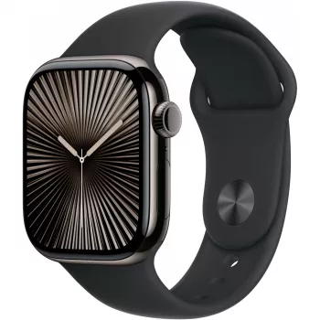 Apple Watch S10 Slate Titanium Sport Band Must - M/L GPS + Cellular 42mm MWXH3QF/A 2024