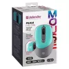 Juhtmevaba hiir DEFENDER Silent Click C Mint 52294 — mõlemakäeline, 1600 DPI, 2,4 GHz nano USB