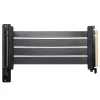 PHANTEKS PCI-E 4.0 x16 Riser Flat Line kaabel, 90 kraadi, 22 cm - must