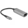 DeLOCK 81570 Soo-adapteri kaabel USB-C RJ-45 0,15m Antratsiit