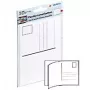 Postkaardisildid HERMA 7758 95x145mm valge 10 tk