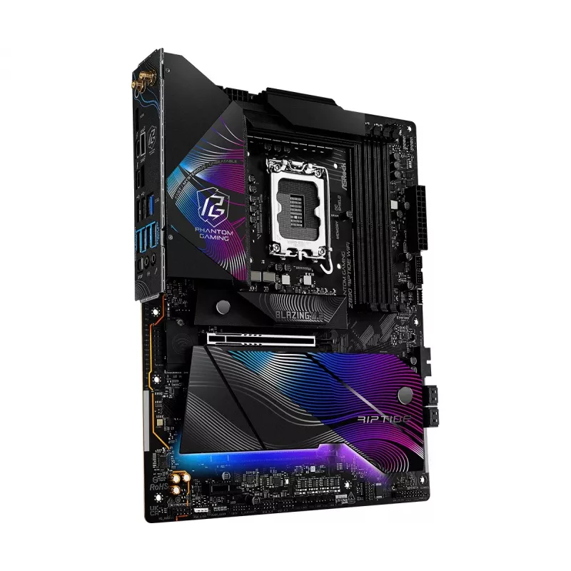 Emaplaat ASRock Z890 Riptide WiFi — Intel Z890, LGA1851, ATX, DDR5, 4 DIMM, Wi‑Fi 7, 2.5Gb LAN, Thunderbolt 4