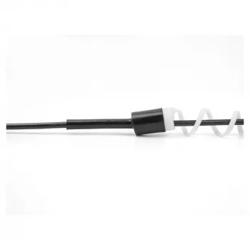 Kahanev toru DeLOCK 20858 25 mm x 130 mm must silikoon 2 tk