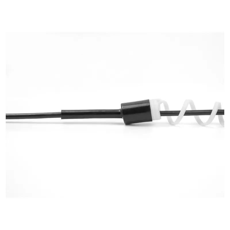 Kahanev toru DeLOCK 20858 25 mm x 130 mm must silikoon 2 tk