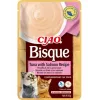 Märg kassimaius INABA Ciao Bisque Tuunikala lõhega 40 g — kalamaitseline vedel kotike, 86% niiskust, 8% valku