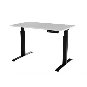 Elektriline kõrgusreguleeritav laud cama meble MOON 121x67x72–120 cm, ristkülikukujuline puitlaastplaadist pealispind, 100–240 V