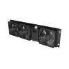 Ventilatsioonipaneel LANBERG AK-1506-B 19 tolli 3 ventilaatoriga 230 V must